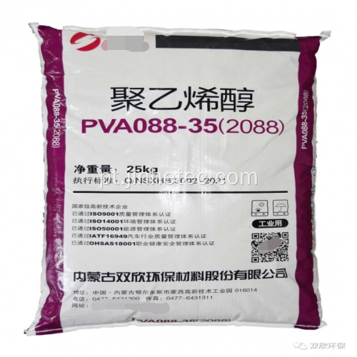 Alcool Polyvinyl PVA2088 para filme solúvel em água